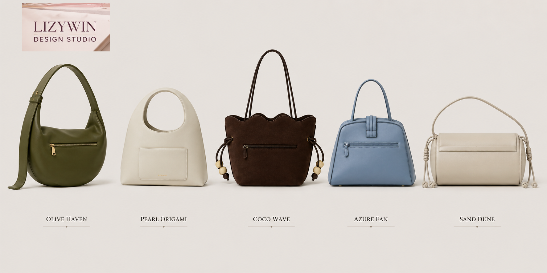 LIZYWIN CUSTOM DESIGNER BAGS - BACK VIEWS